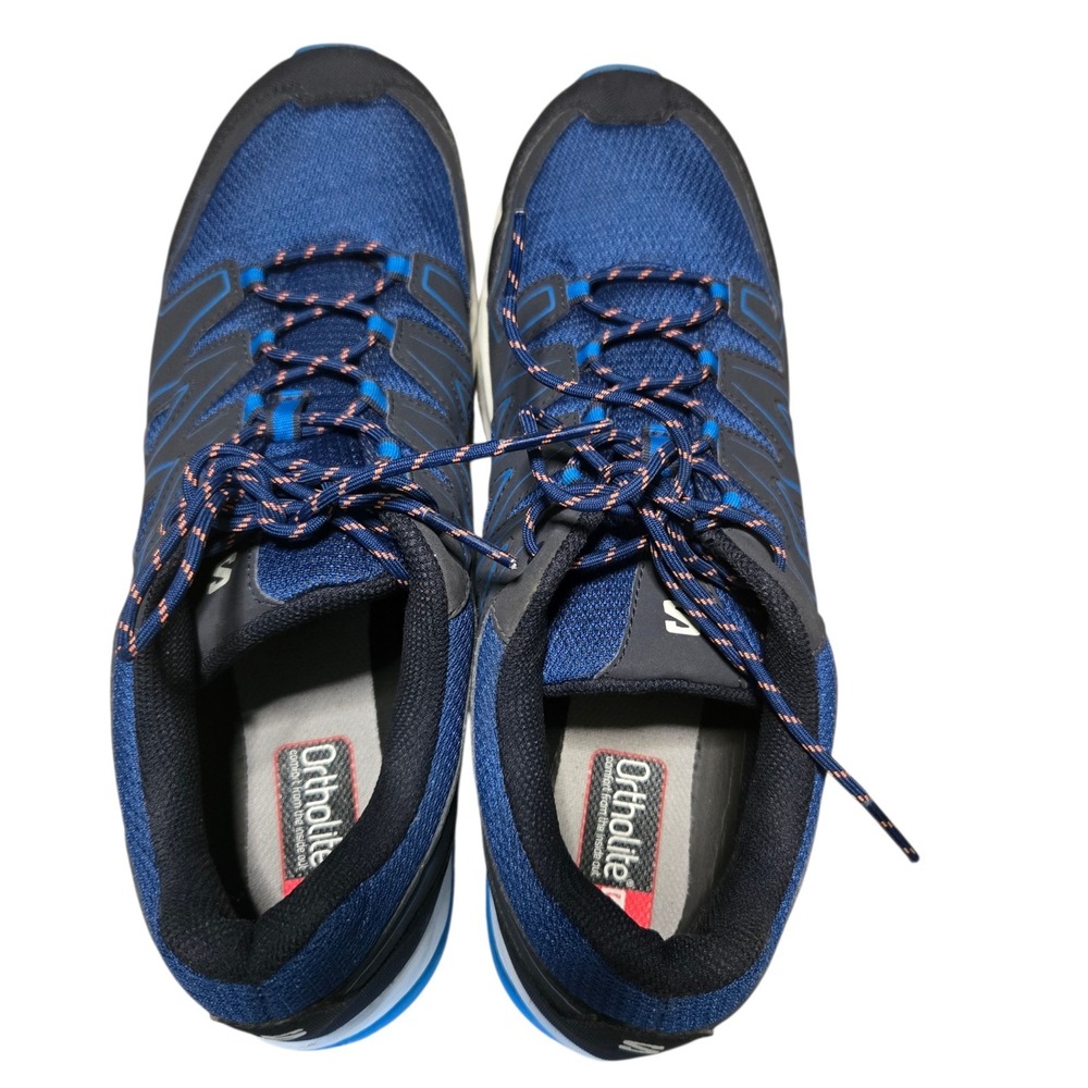 Salomon Aramis Hiking Shoes Womens 13 Blue Hiking Sneakers Contagrip Ortholite